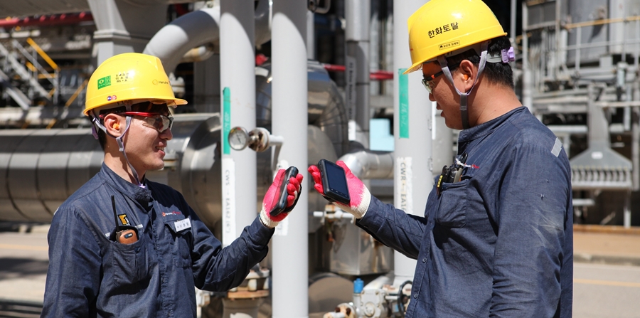 한화토탈 방폭 스마트폰 도입